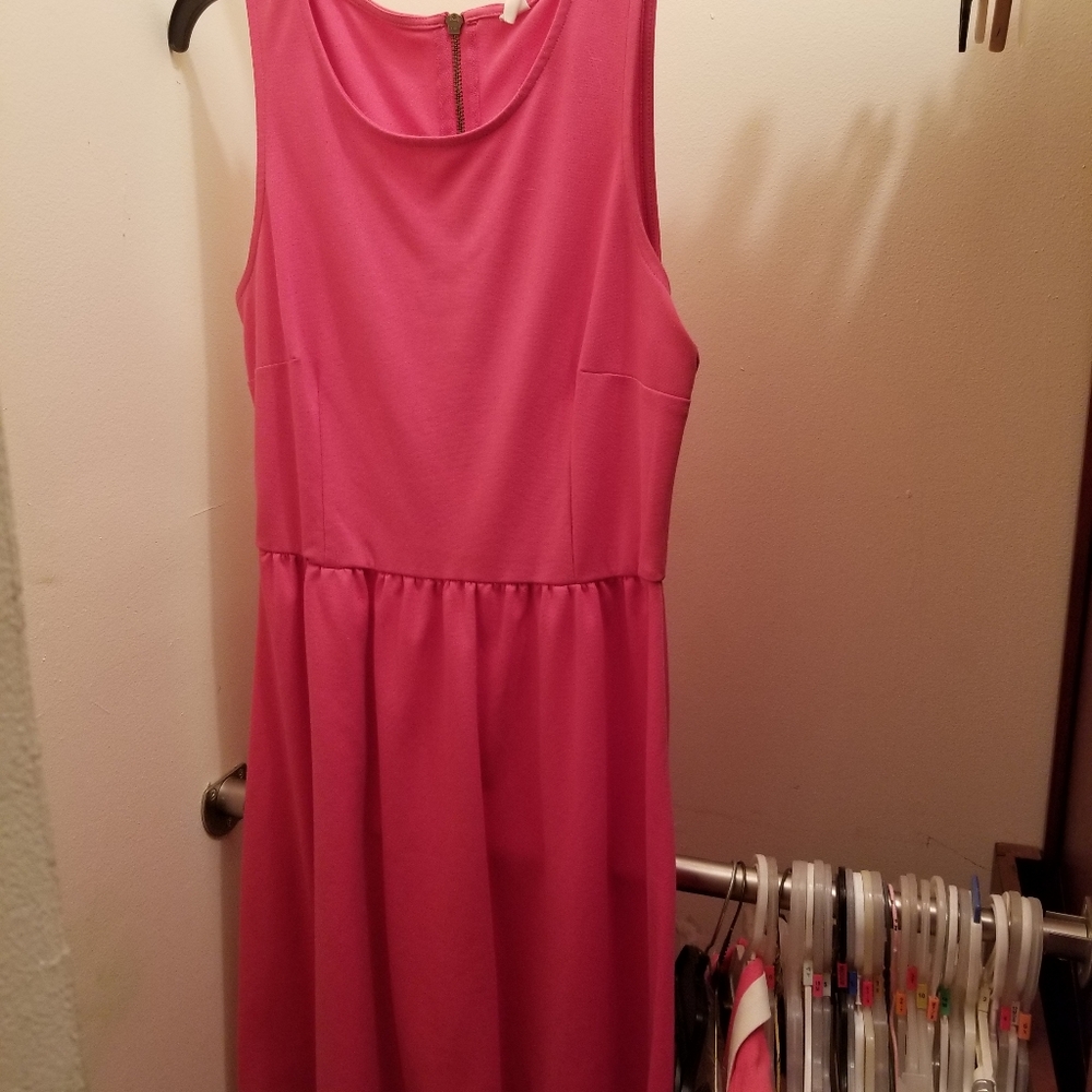Old Navy Knee Length Pink Dress